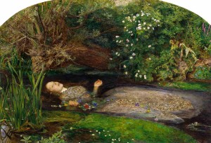 "Ophelia", de John Everett Millais.