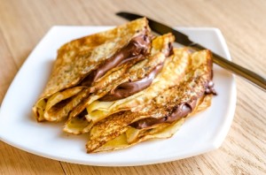 Crêpes au Nutella