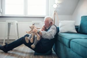 grands parents et enfants