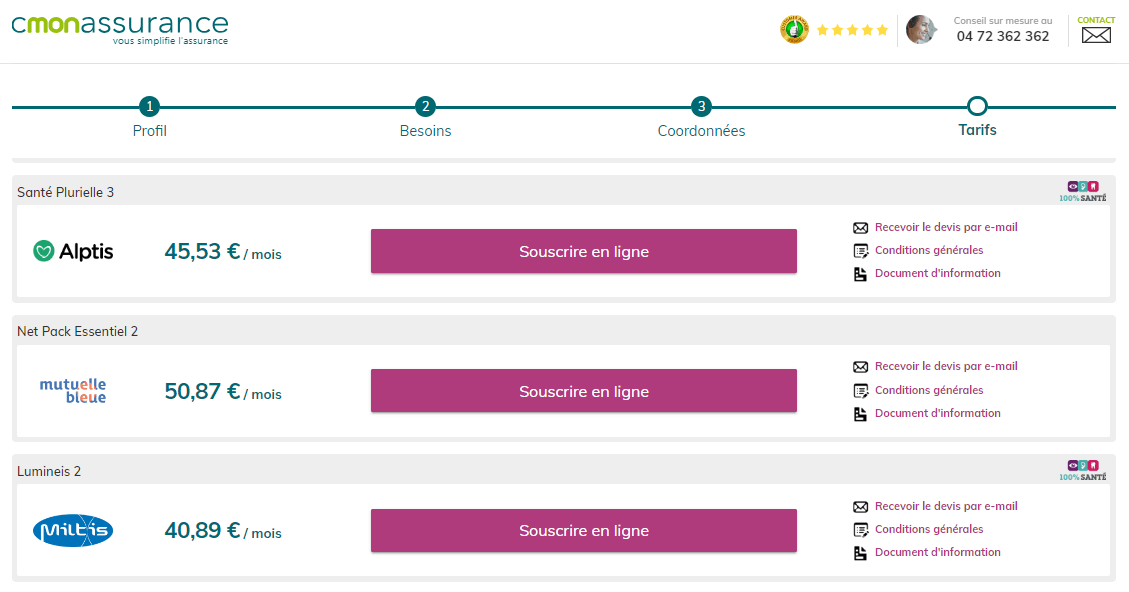 comparatif de mutuelles 2023